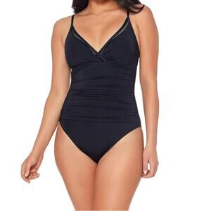 Bleu Rod Beattie Behind The Seams One Piece Swimsuit Nwot